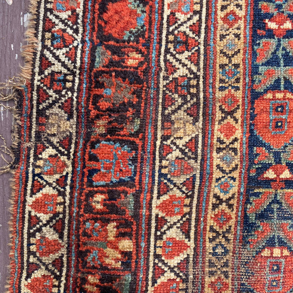 Vintage Rug, 3' 10 x 8' Blue