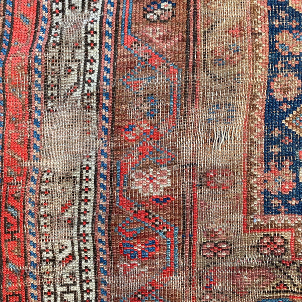 Vintage Rug, 4' 8 x 6' 9 Blue