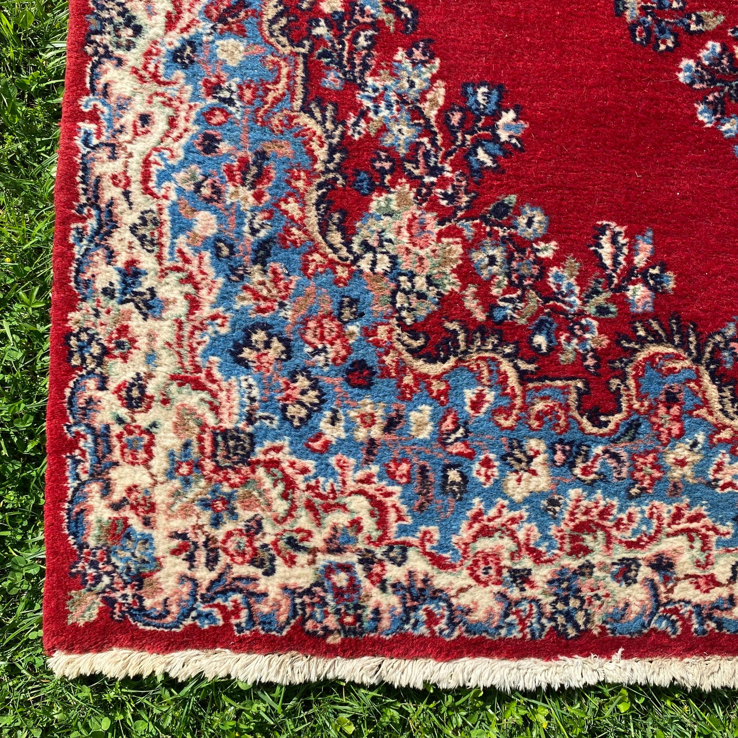 Vintage Rug, 5' 3 x 6' 2 Red
