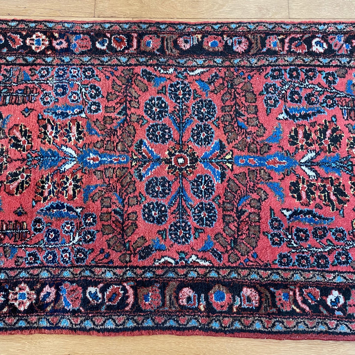 Vintage Rug, 2' 7 x 4' 3 Pink