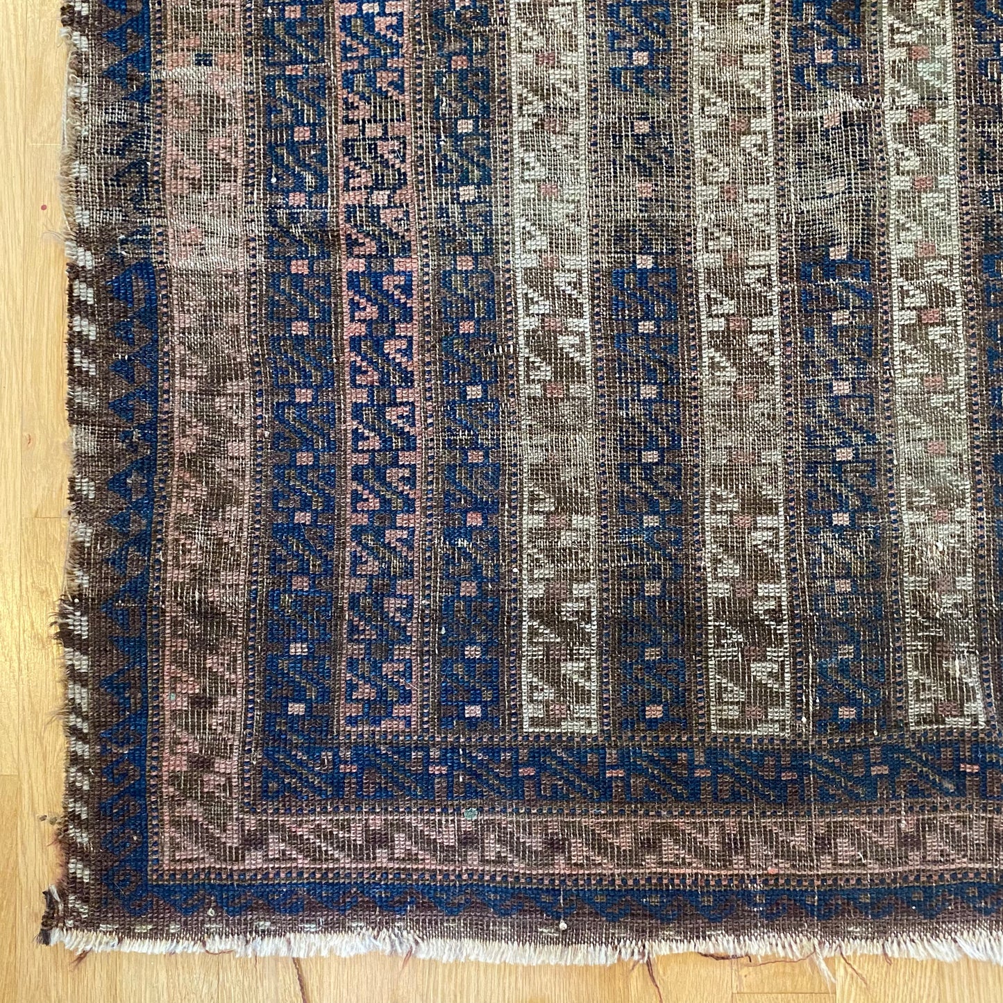 Antique Rug, 3' x 5' 1 Brown