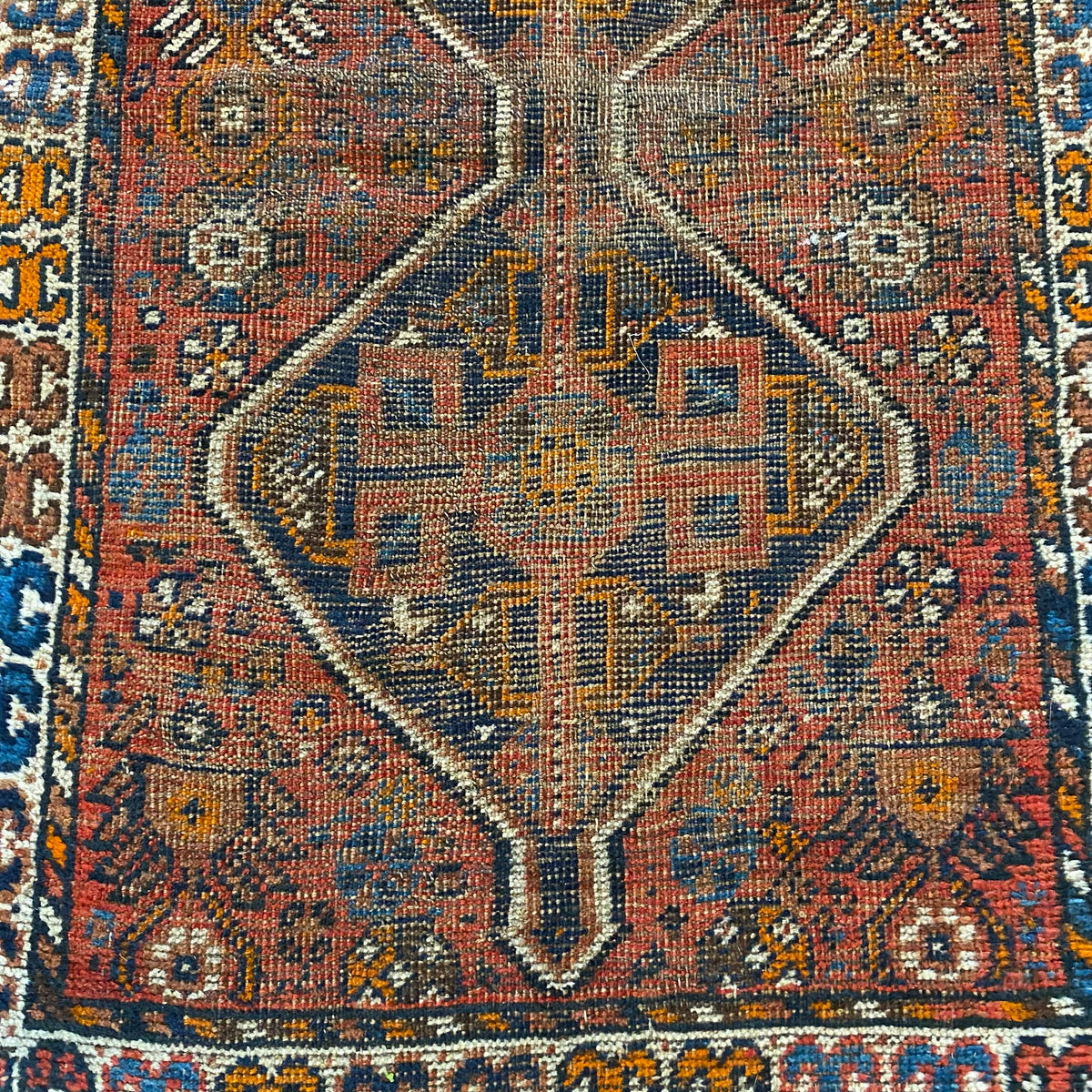 Vintage Rug, 2' 10 x 4' 3 Terracotta