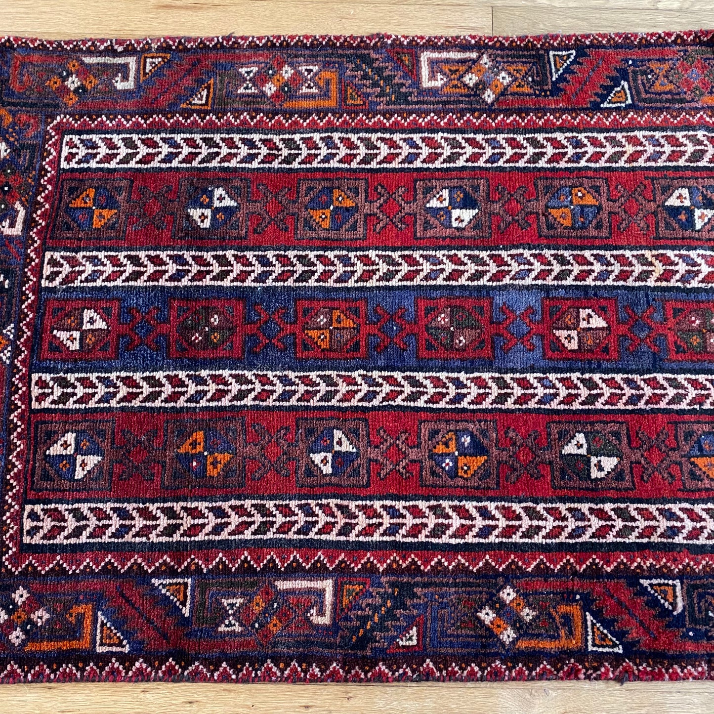 Vintage Rug, 2' 8 x 3' 5 Red