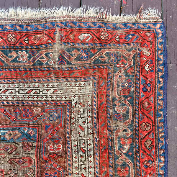 Vintage Rug, 4' 8 x 6' 9 Blue