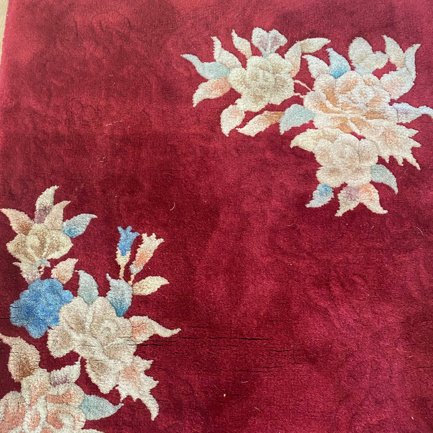 Vintage Rug, 2' x 4' 3 Red Orange