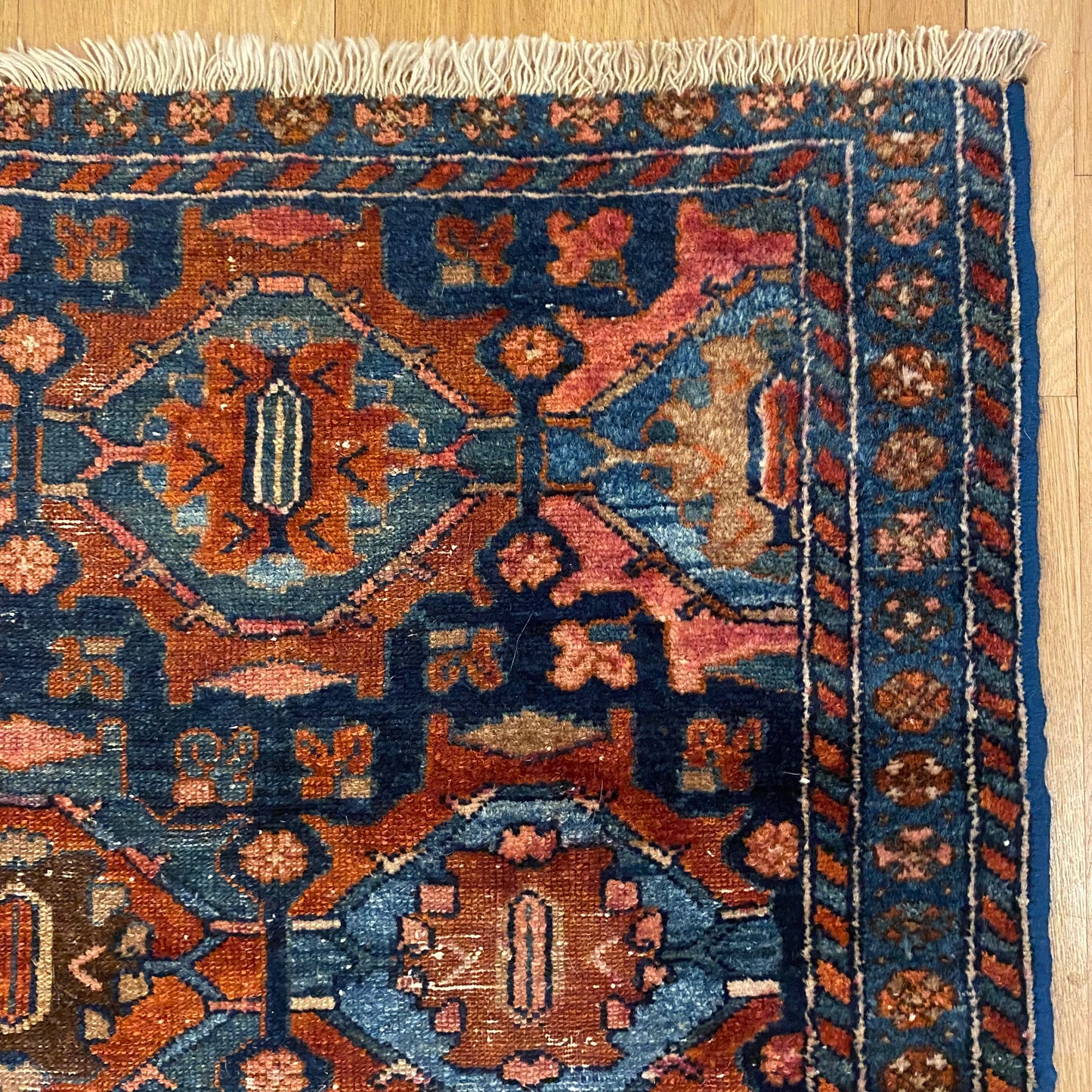 Persian Rug, 2' 9 x 5' Navy Vintage