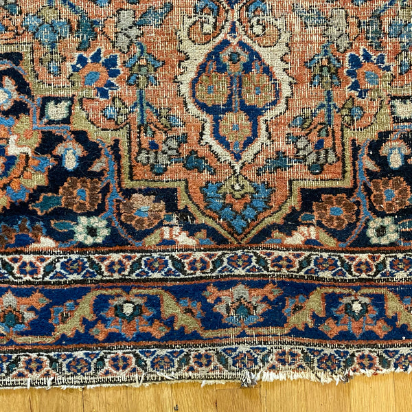 Vintage Rug, 4' 3 x 6' 4 Soft Orange