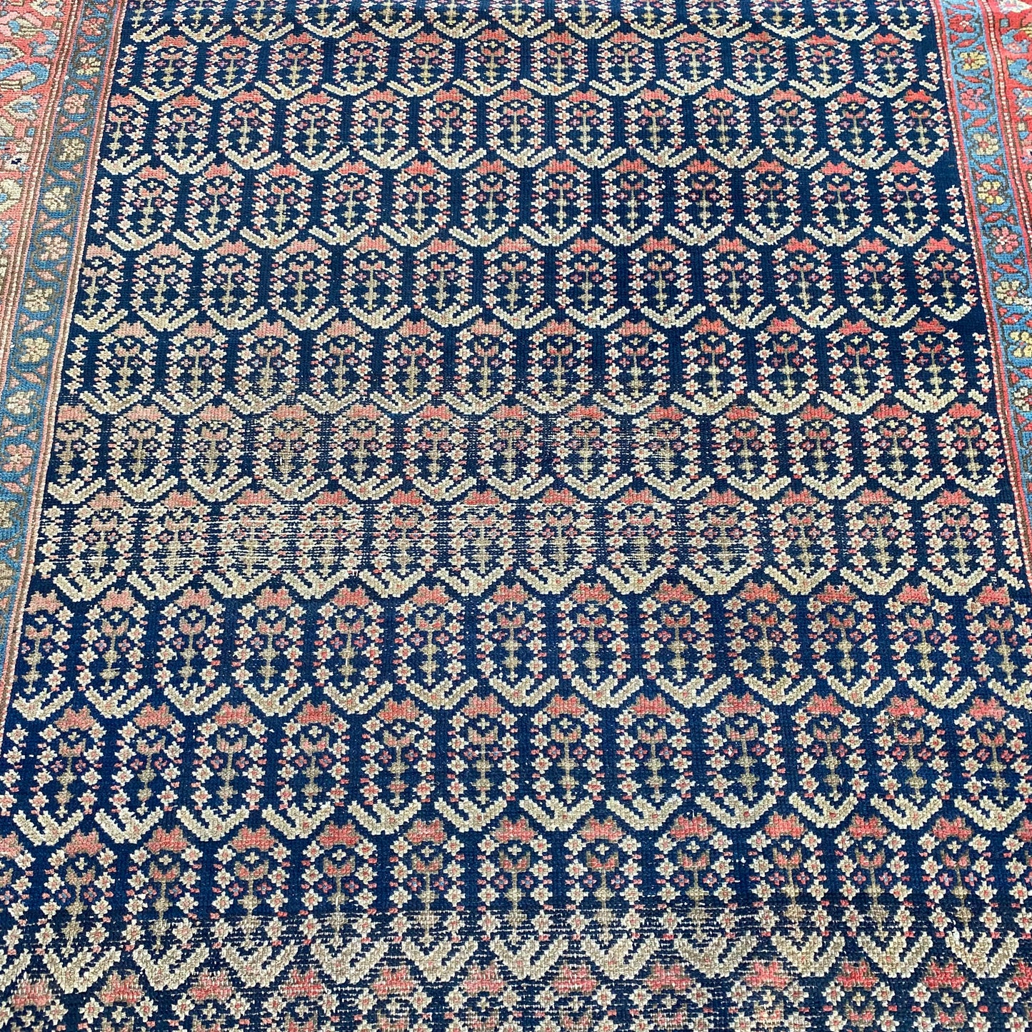 Vintage Rug, 4' 4 x 6' 2 Blue