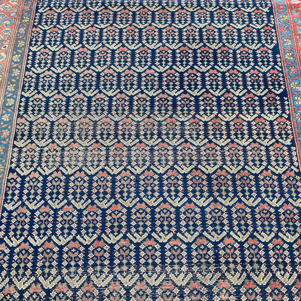 Vintage Rug, 4' 4 x 6' 2 Blue