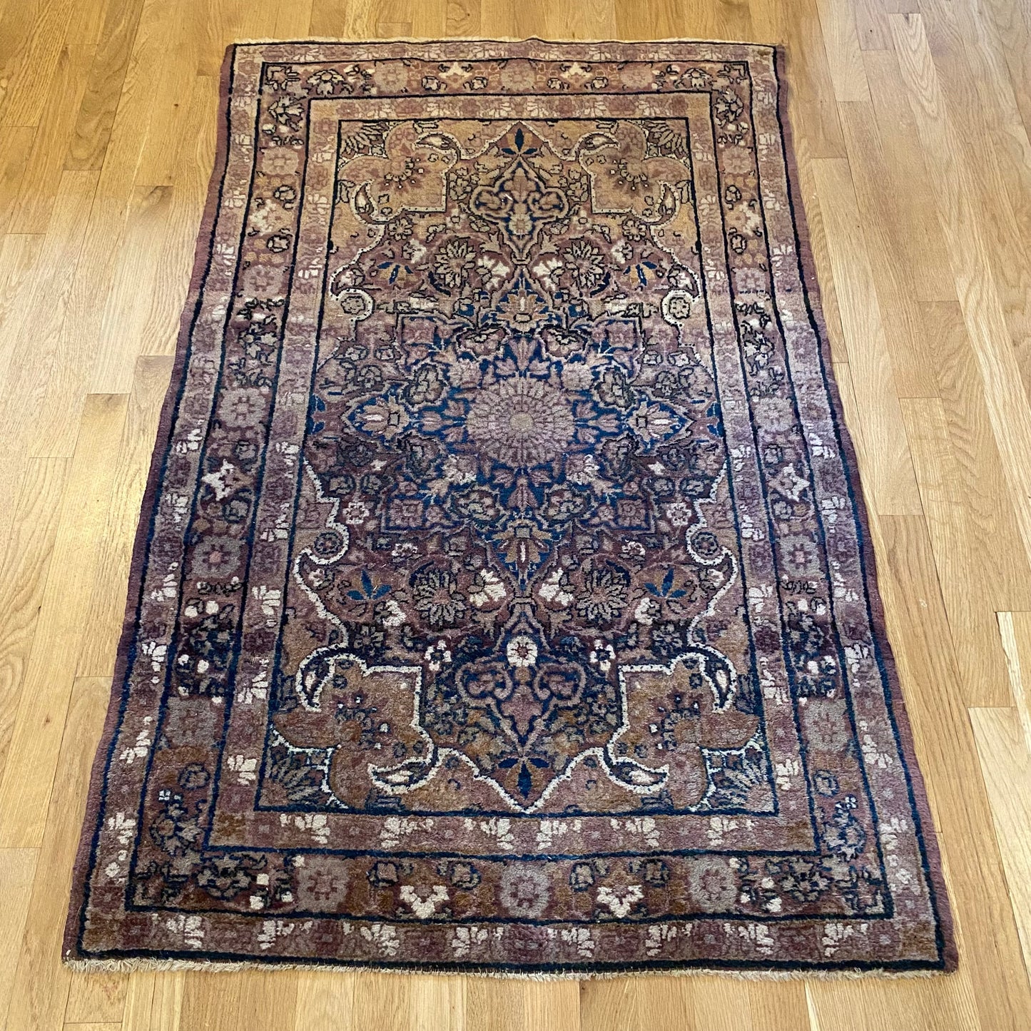 Vintage Rug, 3' 1 x 4' 9 Grey