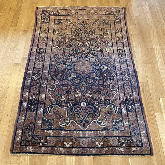 Vintage Rug, 3' 1 x 4' 9 Grey