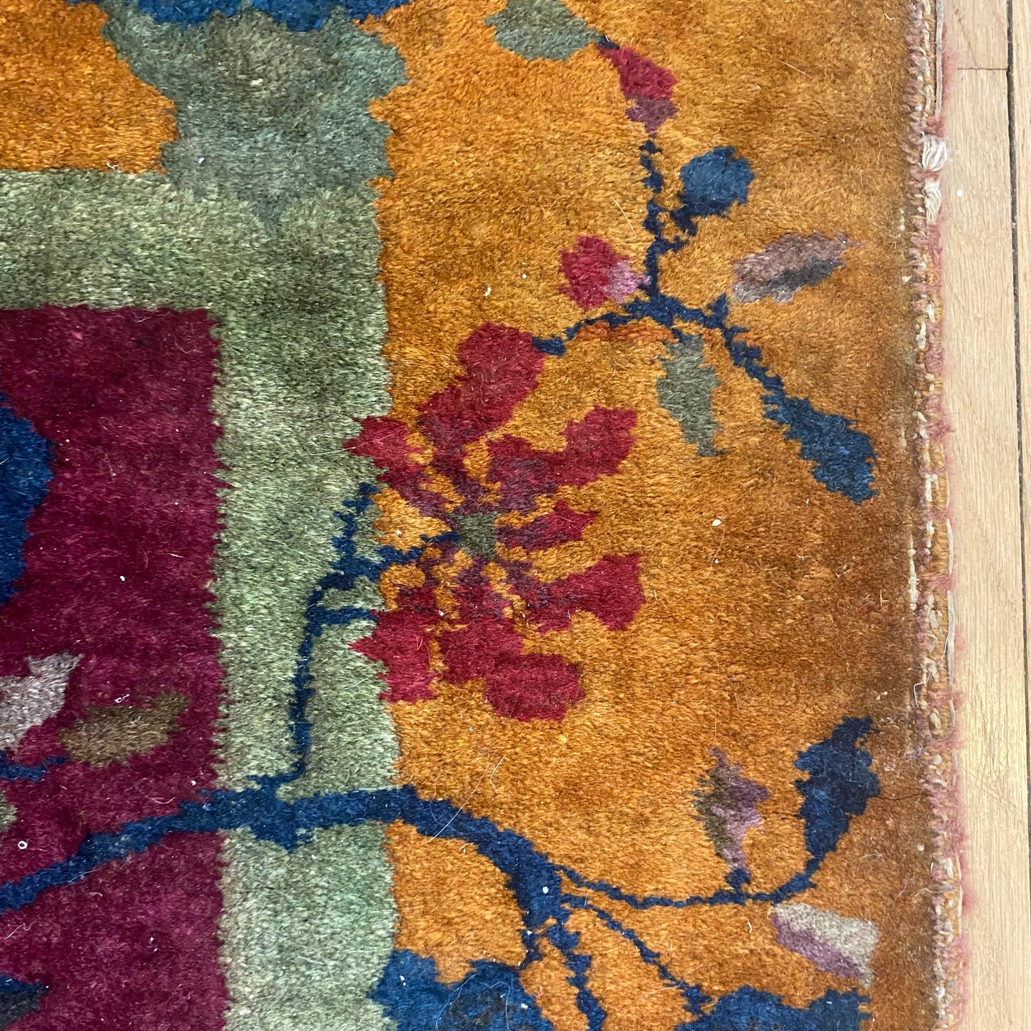 Chinese Nichols, 2' 7 x 4' 11 Vintage Purple