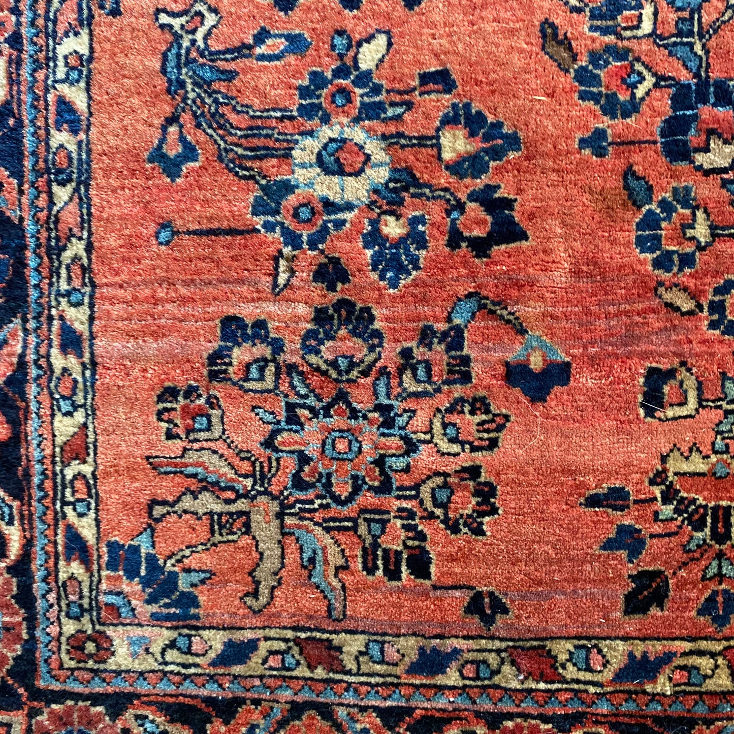 Vintage Rug, 3' 5 x 5' 2 Pink