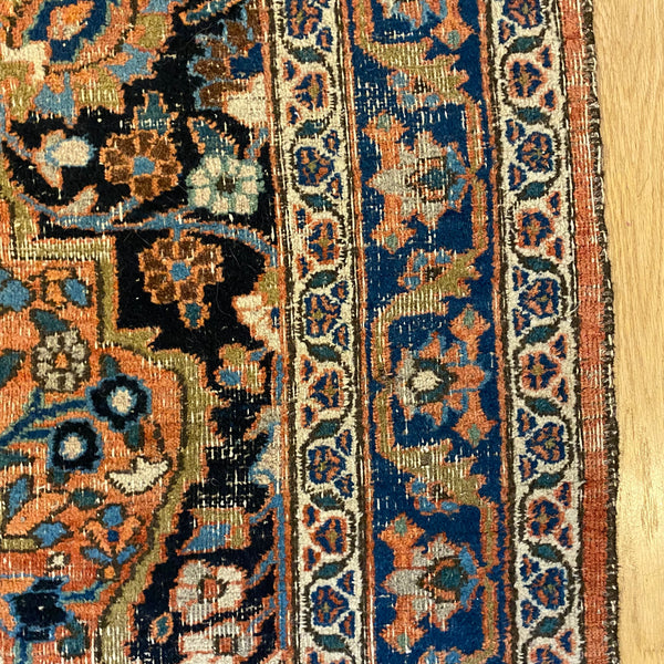 Vintage Rug, 4' 3 x 6' 4 Soft Orange