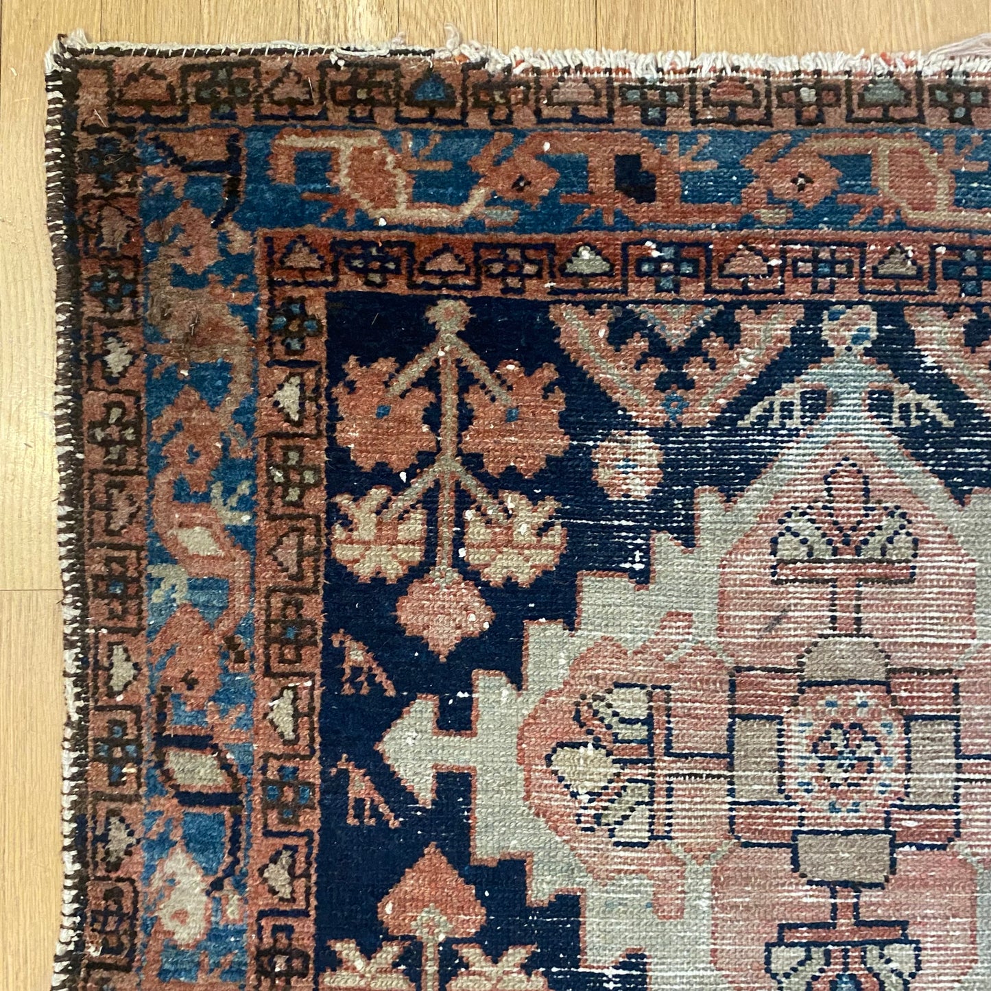 Persian Rug, 3' 1 x 5' 7 Vintage Blue