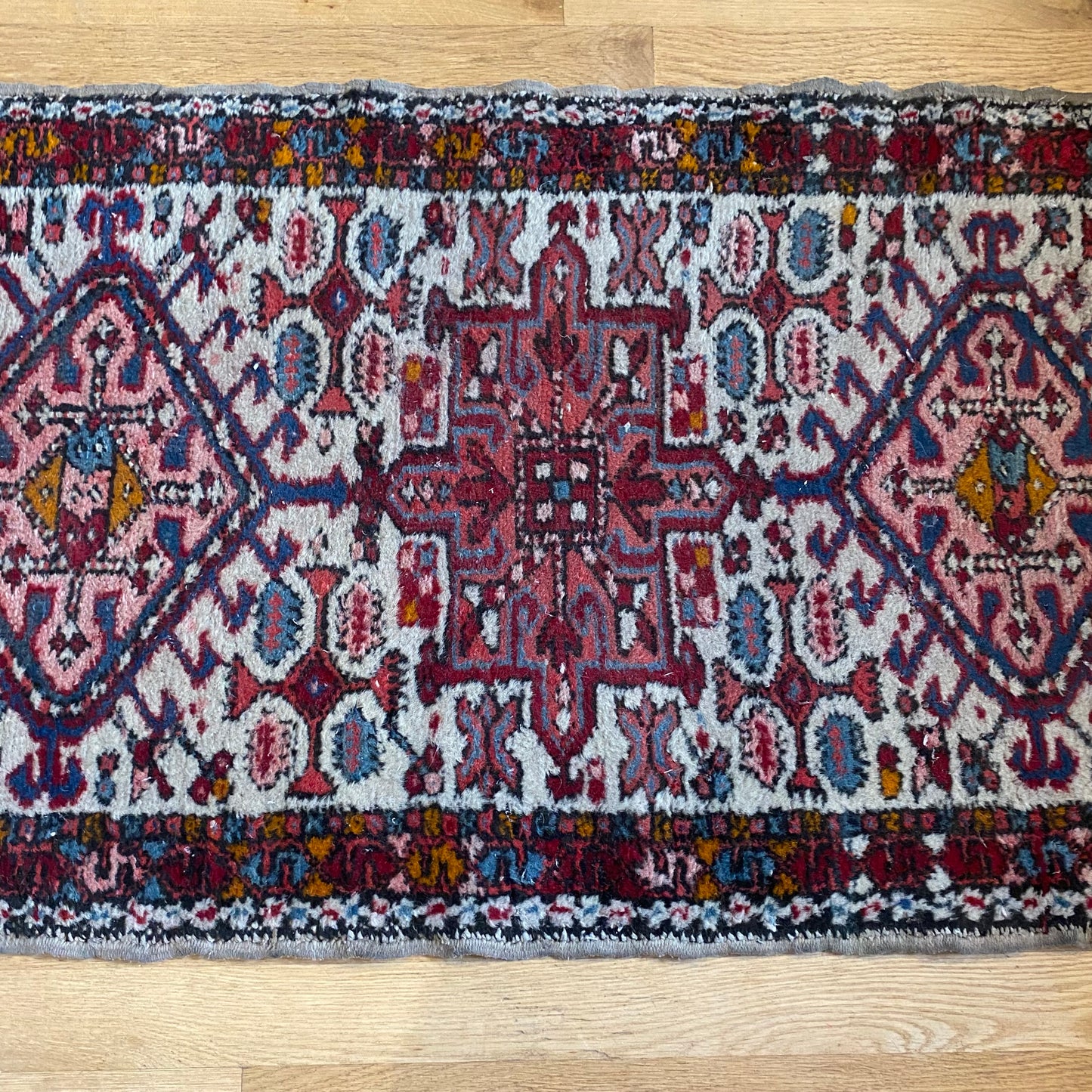 Vintage Rug, 1' 11 x 5' 7 White