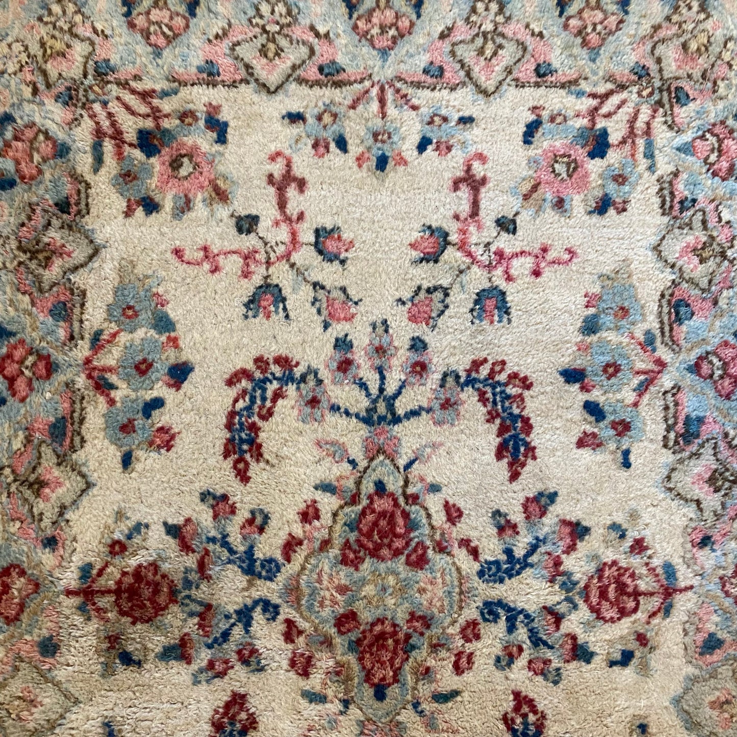 Vintage Rug, 1' 11 x 3' Cream