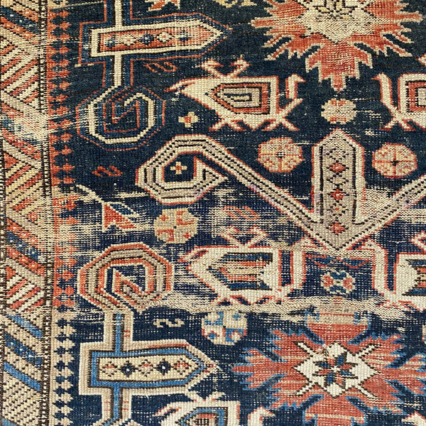 Vintage Rug, 4' 2 x 6' 1 Blue