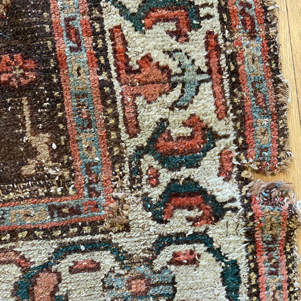 Vintage Rug, 3' 5 x 7' 6 Brown