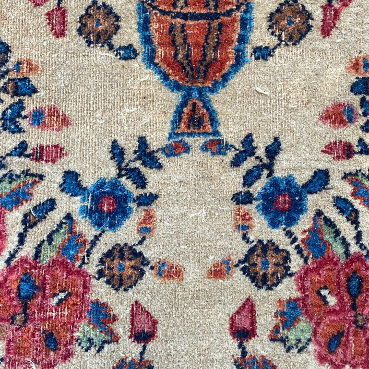 Vintage Rug, 3' 4 x 5' Beige