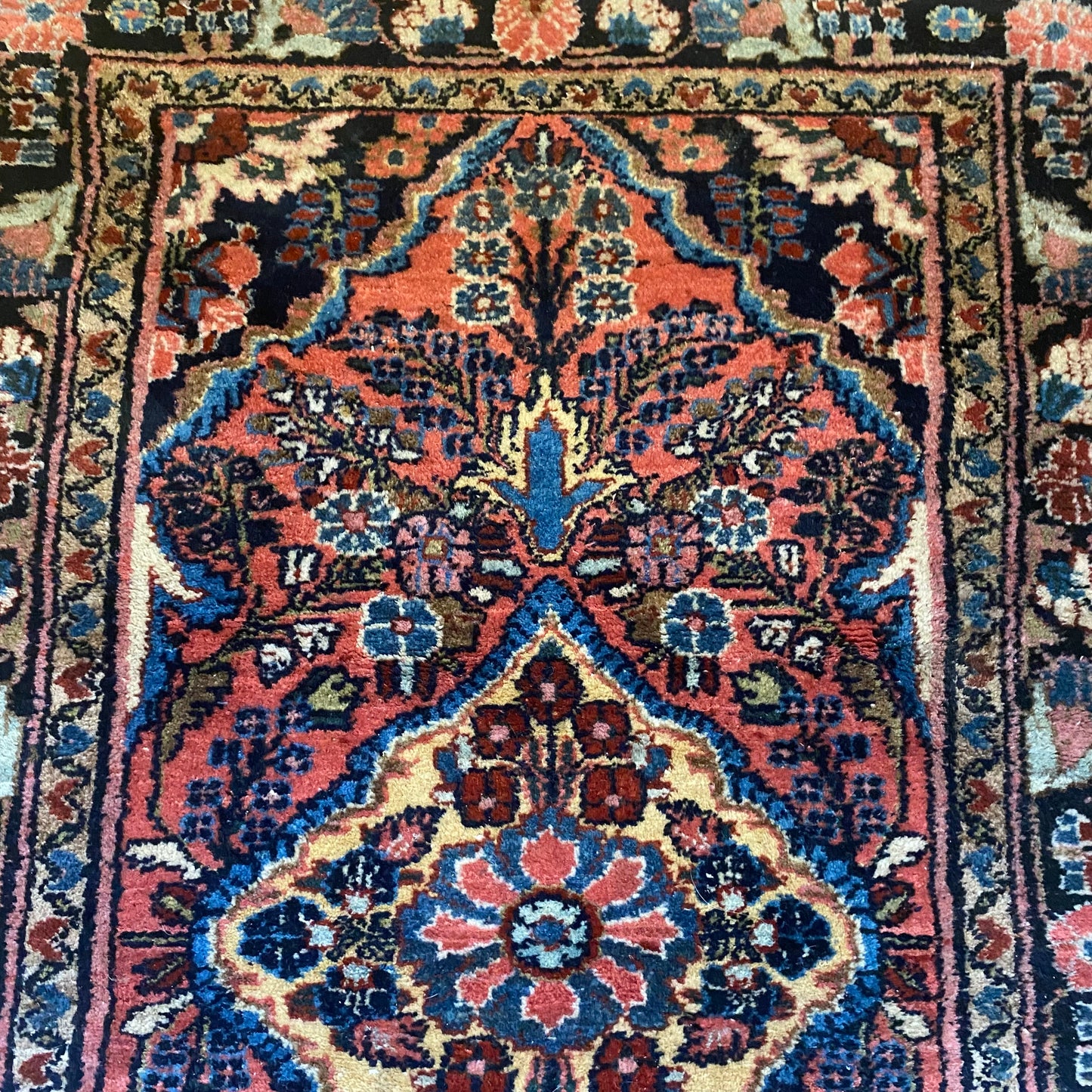 Vintage Rug, 2' 7 x 4' Pink