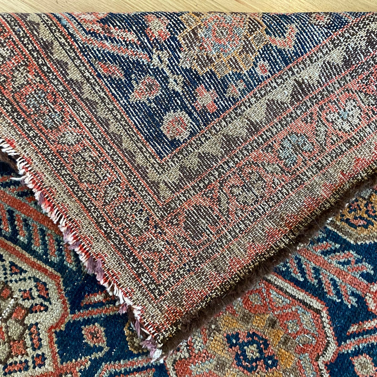 Vintage Rug, 3' 8 x 6' 7 Blue