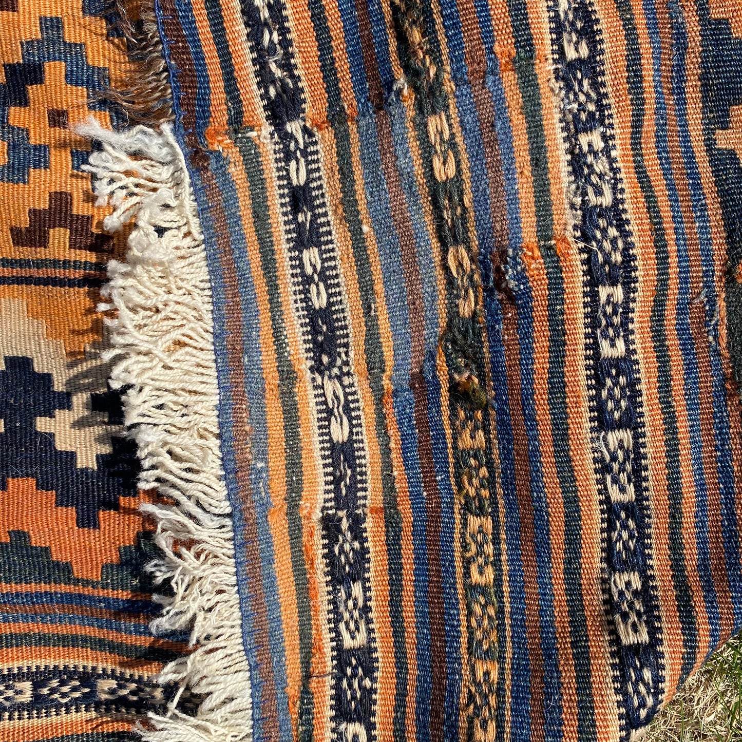 Vintage Rug, 5' 1 x 9' 10 Orange
