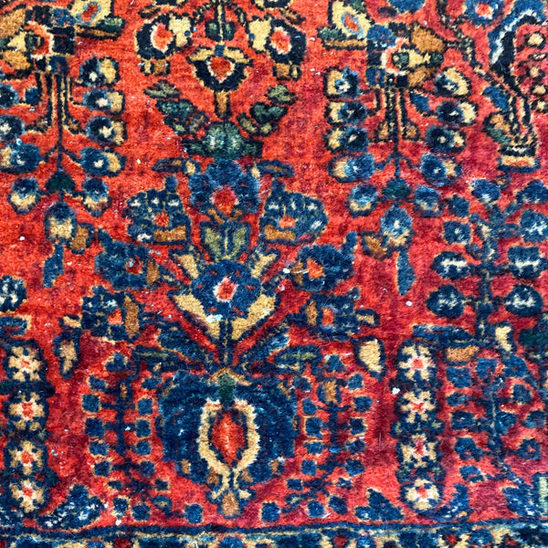 Vintage Rug, 2' 3 x 3' 11 Pink