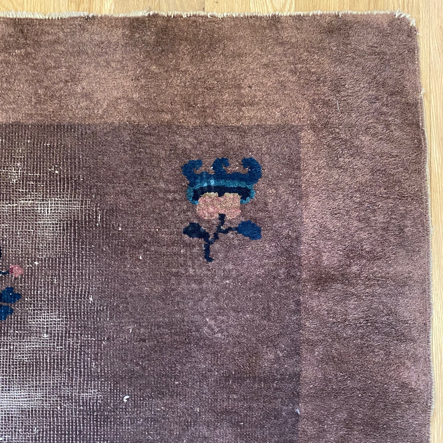 Vintage Rug 3' x 4' 10 Grey