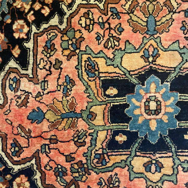 Vintage Rug, 3' 6 x 5' 2 Blue