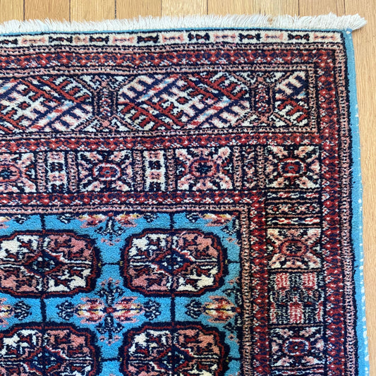 Vintage Rug, 2' 1 x 3' 4 Blue
