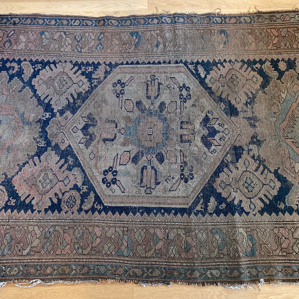 Vintage Rug, 3' 7 x 6' 1 Blue