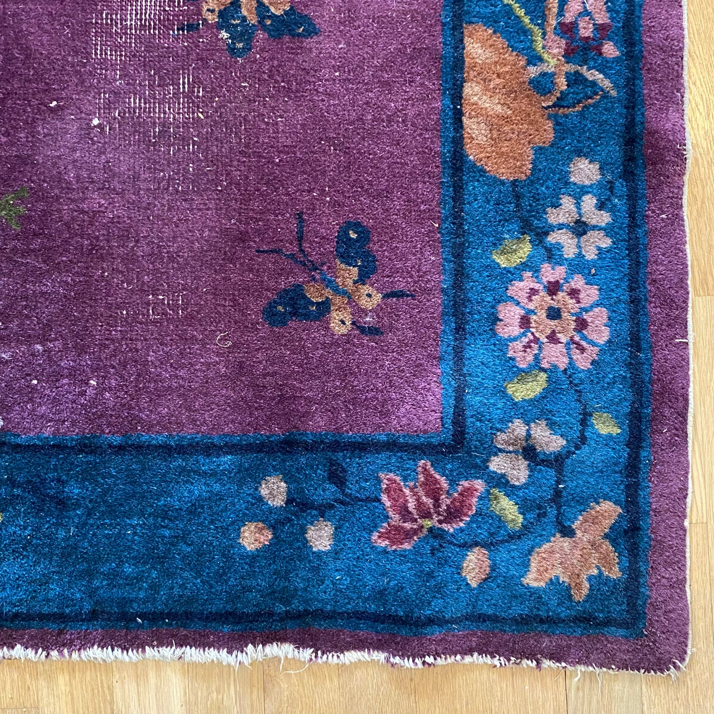 Vintage Rug, 3' 1 x 6' 8 Purple