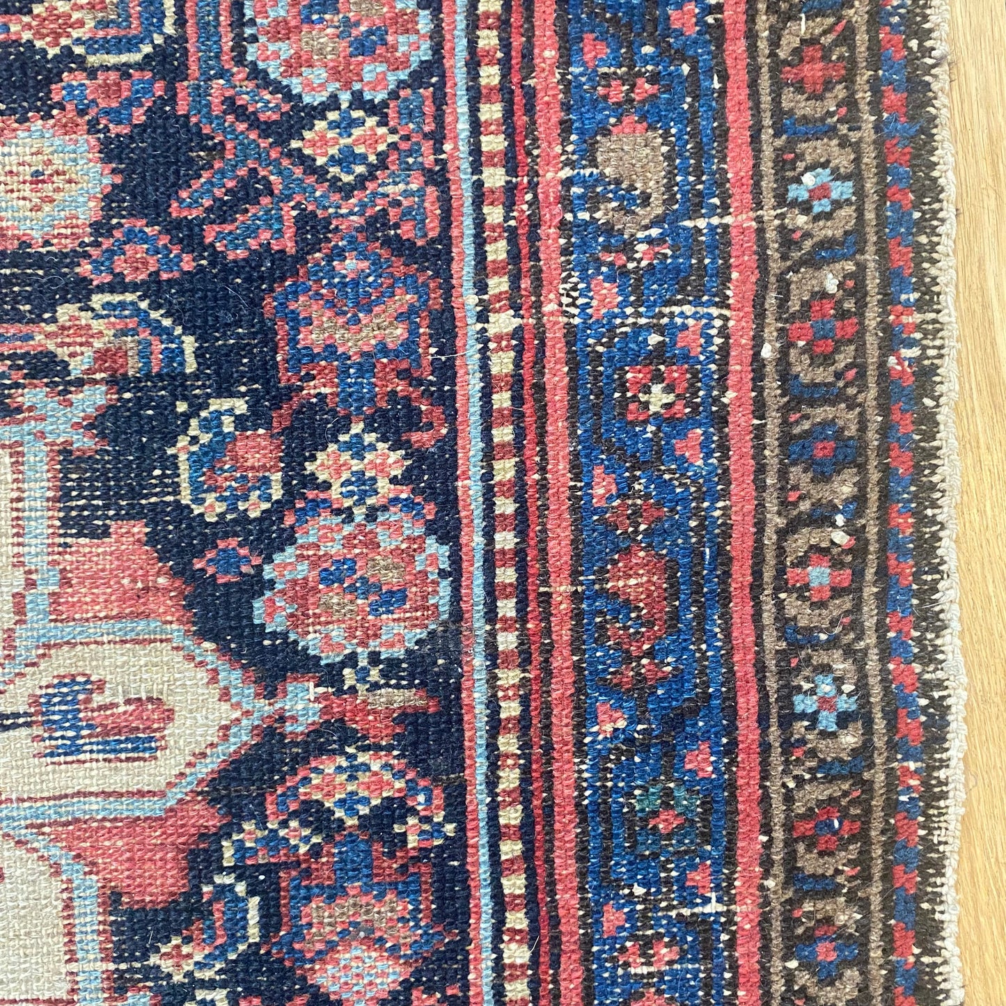 Vintage Rug, 2' 7 x 4' 4 Blue