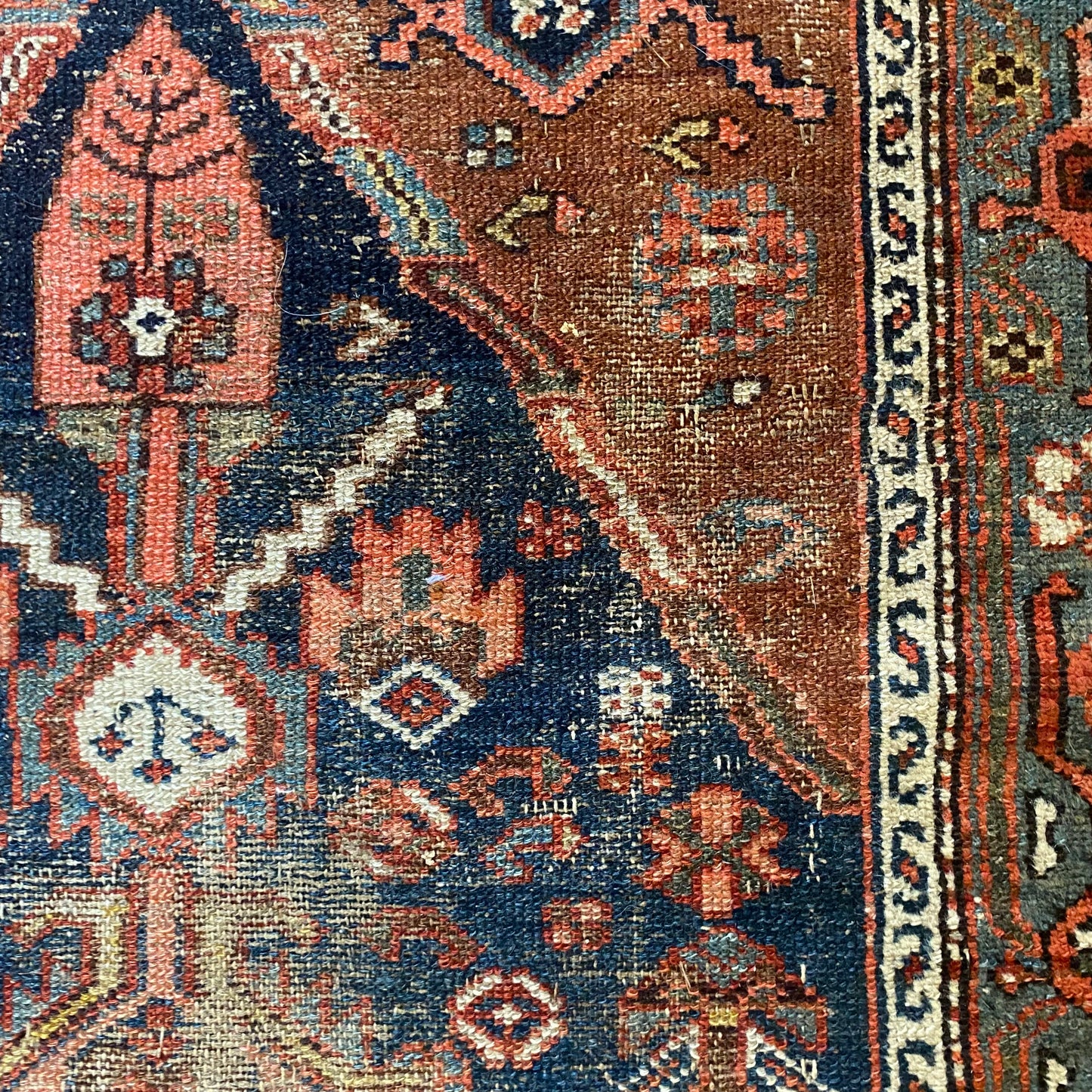 Vintage Rug, 3' 4 x 5' 5 Brown