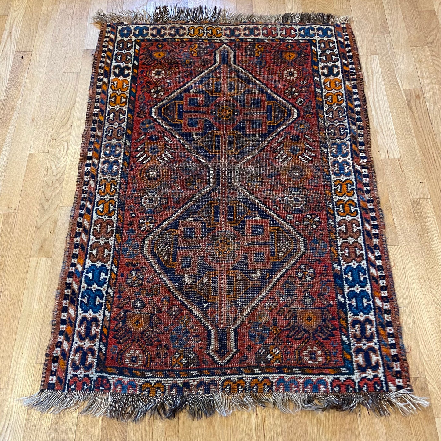 Vintage Rug, 2' 10 x 4' 3 Terracotta
