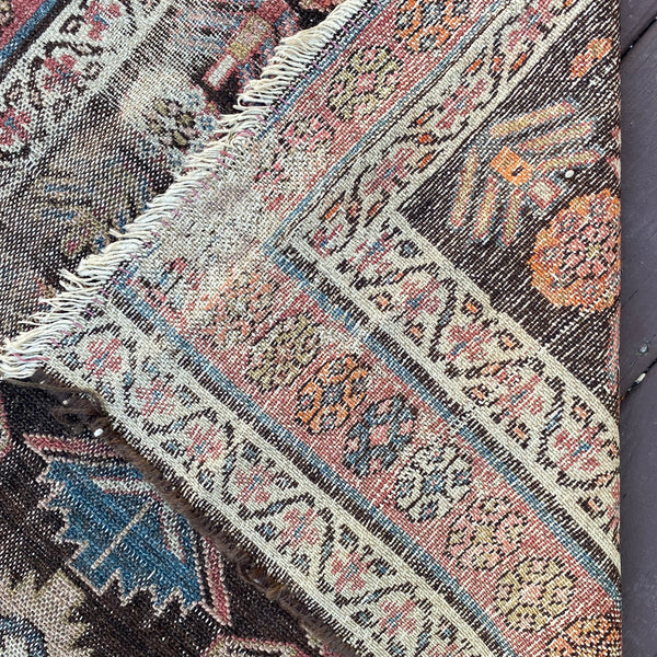 Antique Rug, 2' 10 x 6' 7 Brown