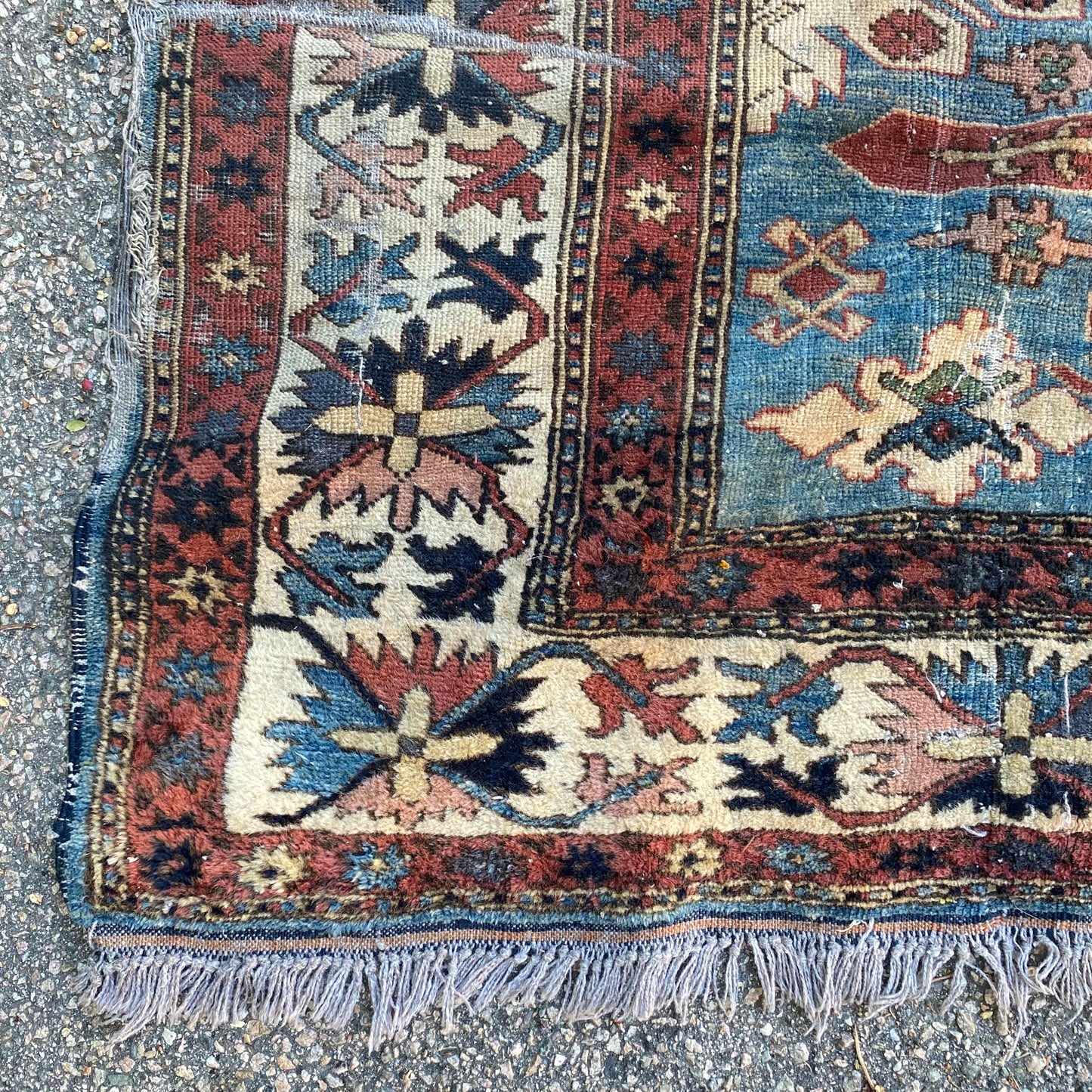 Vintage Rug, 5' 9 x 7' 4 Blue