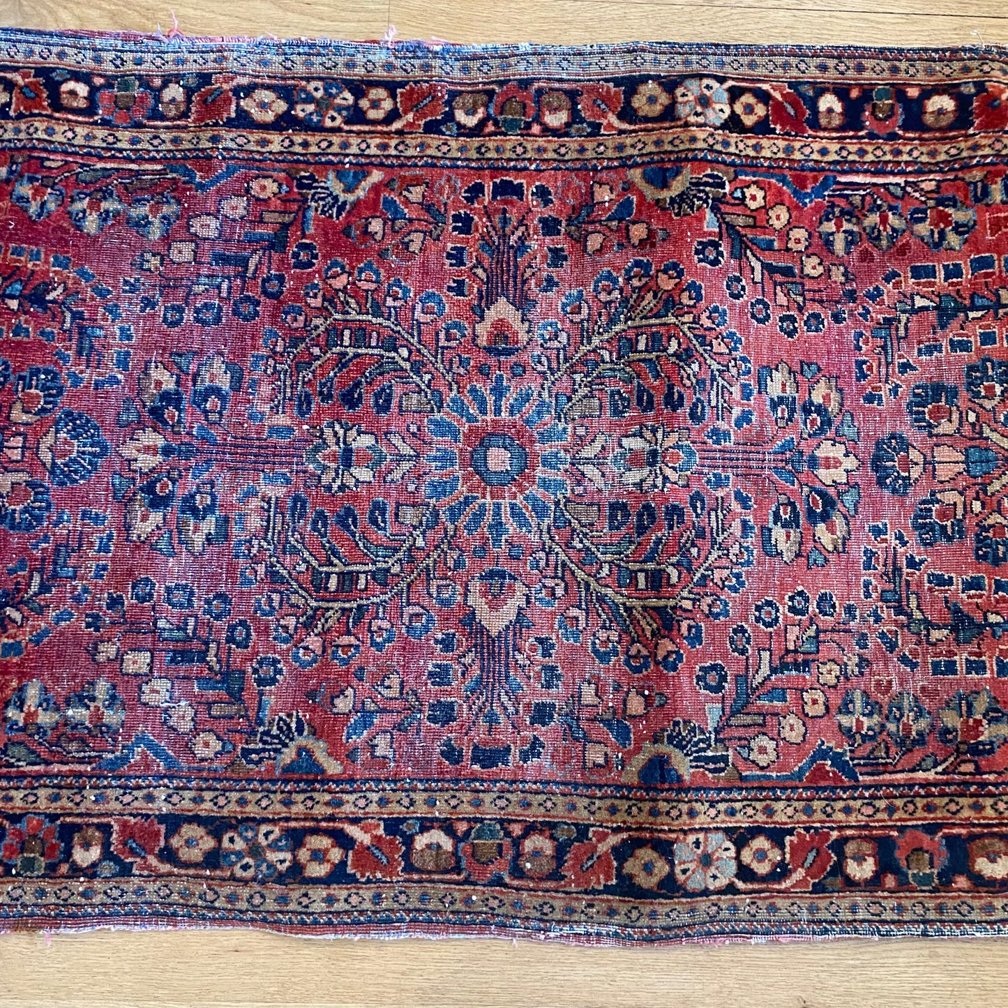 Vintage Rug, 2' 2 x 4' Pink
