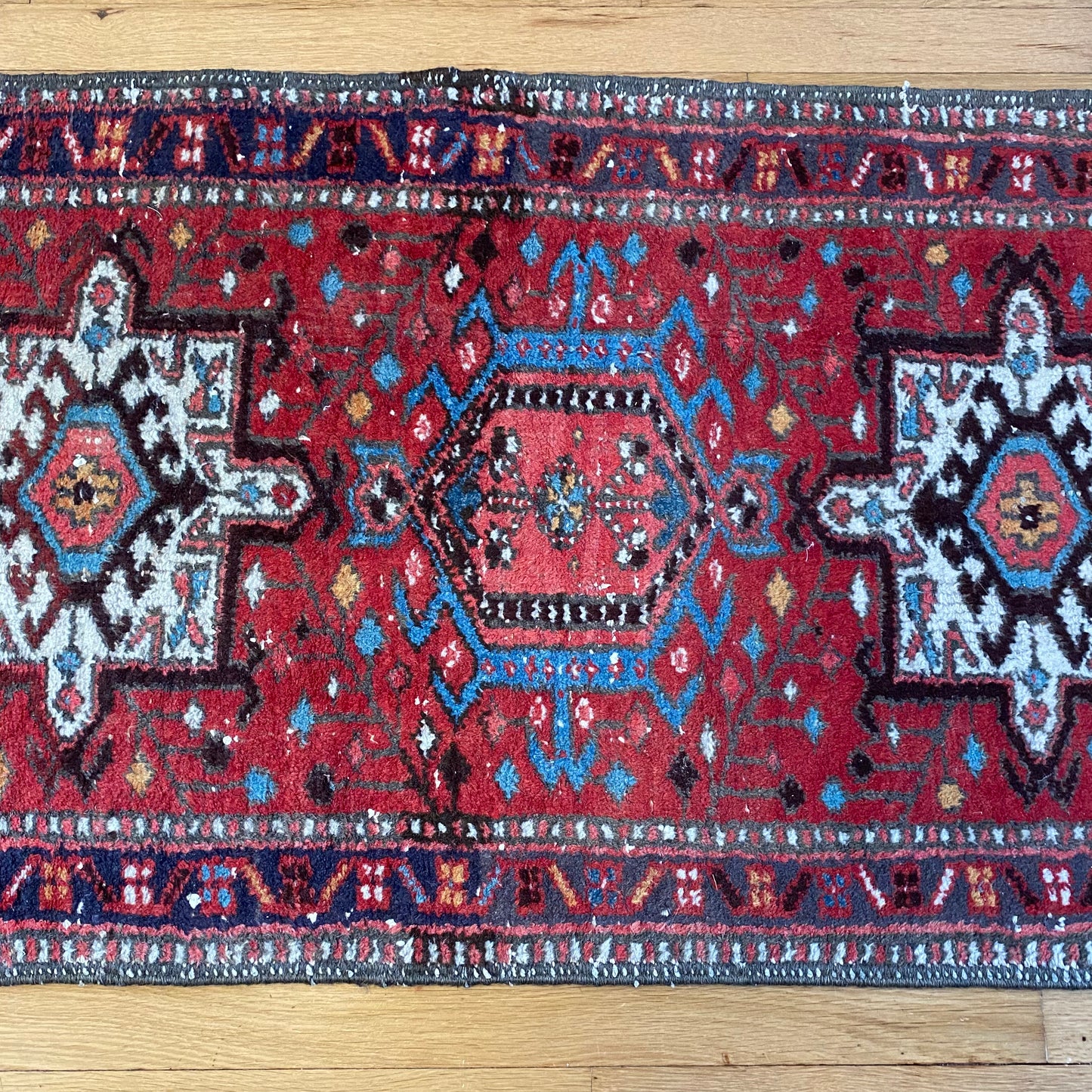 Vintage Rug, 2' 3 x 4' 2 Red