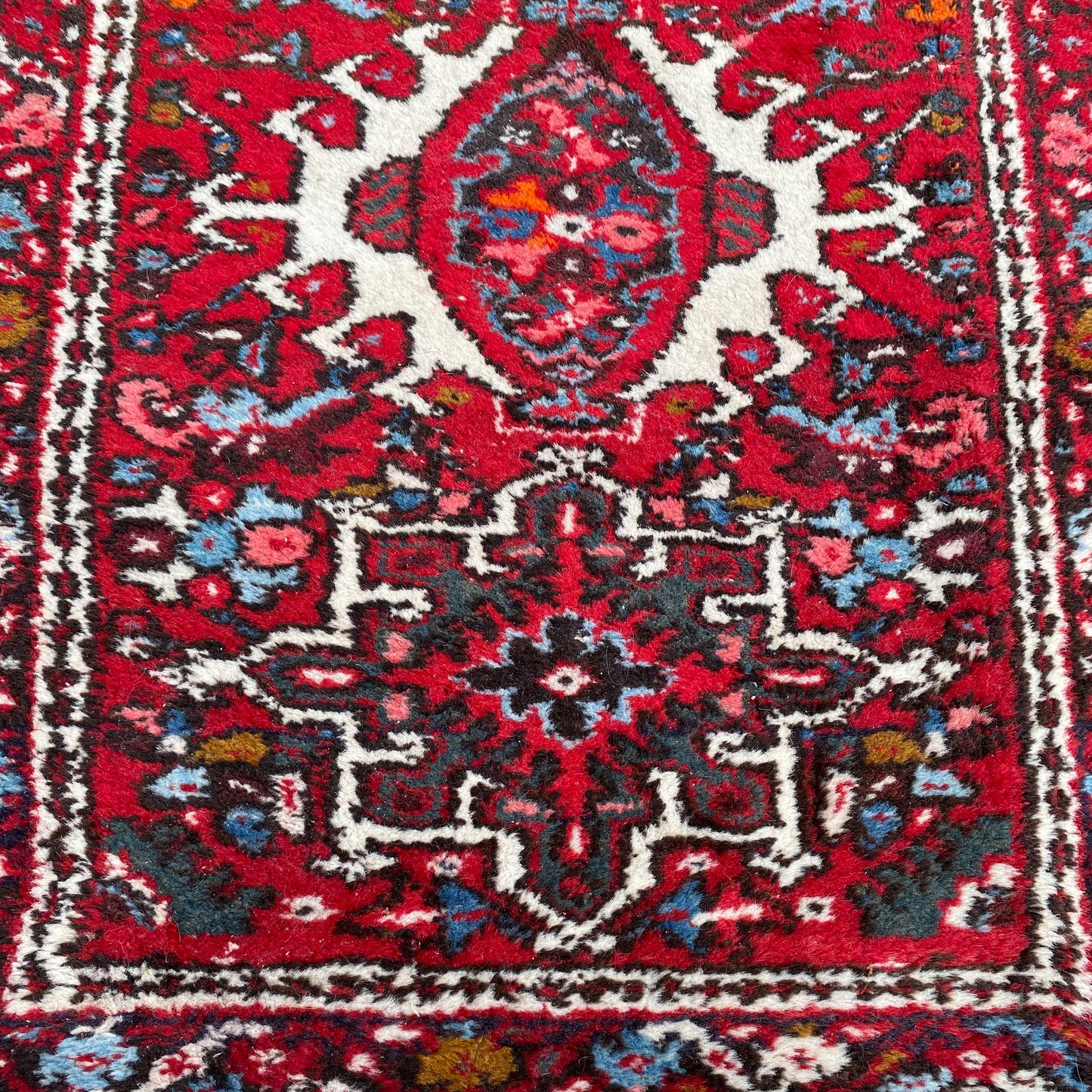 Vintage Rug, 2' 1 x 2' 11 Red