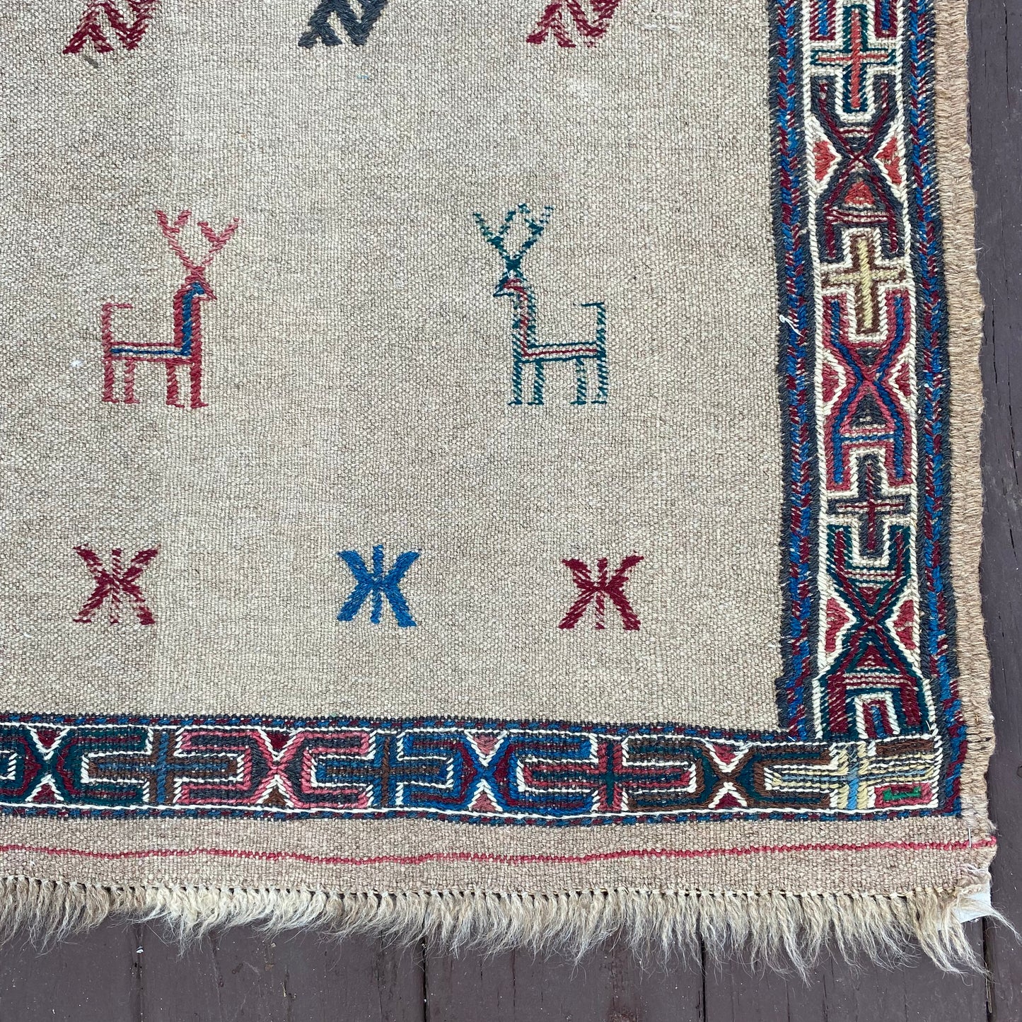 Vintage Rug, 2' 1 x 6' 6 Tan - Jessie's Oriental Rugs