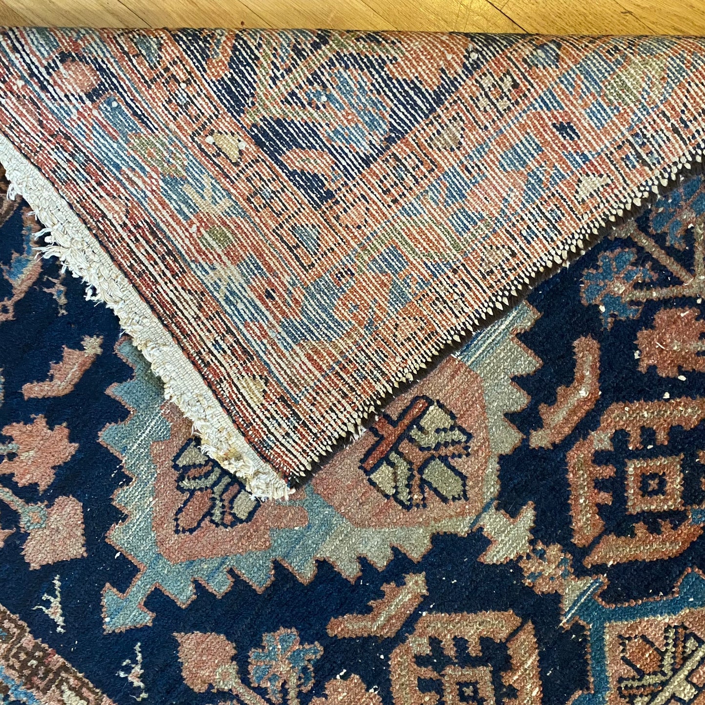 Persian Rug, 3' 1 x 5' 7 Vintage Blue