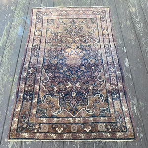 Vintage Rug, 3' 1 x 4' 9 Grey