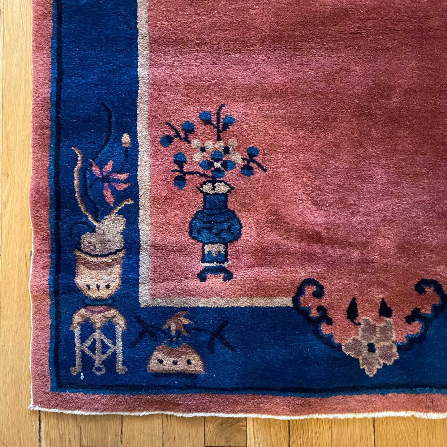 Chinese Rug, 3' 2 x 5' 9 Vintage Magenta