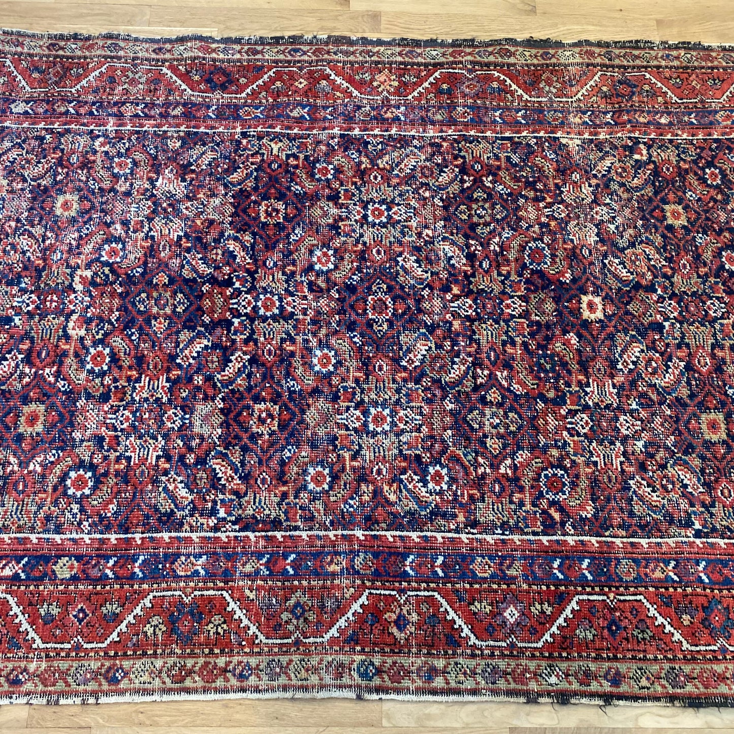 Vintage Rug, 4' 1 x 6' 8 Blue