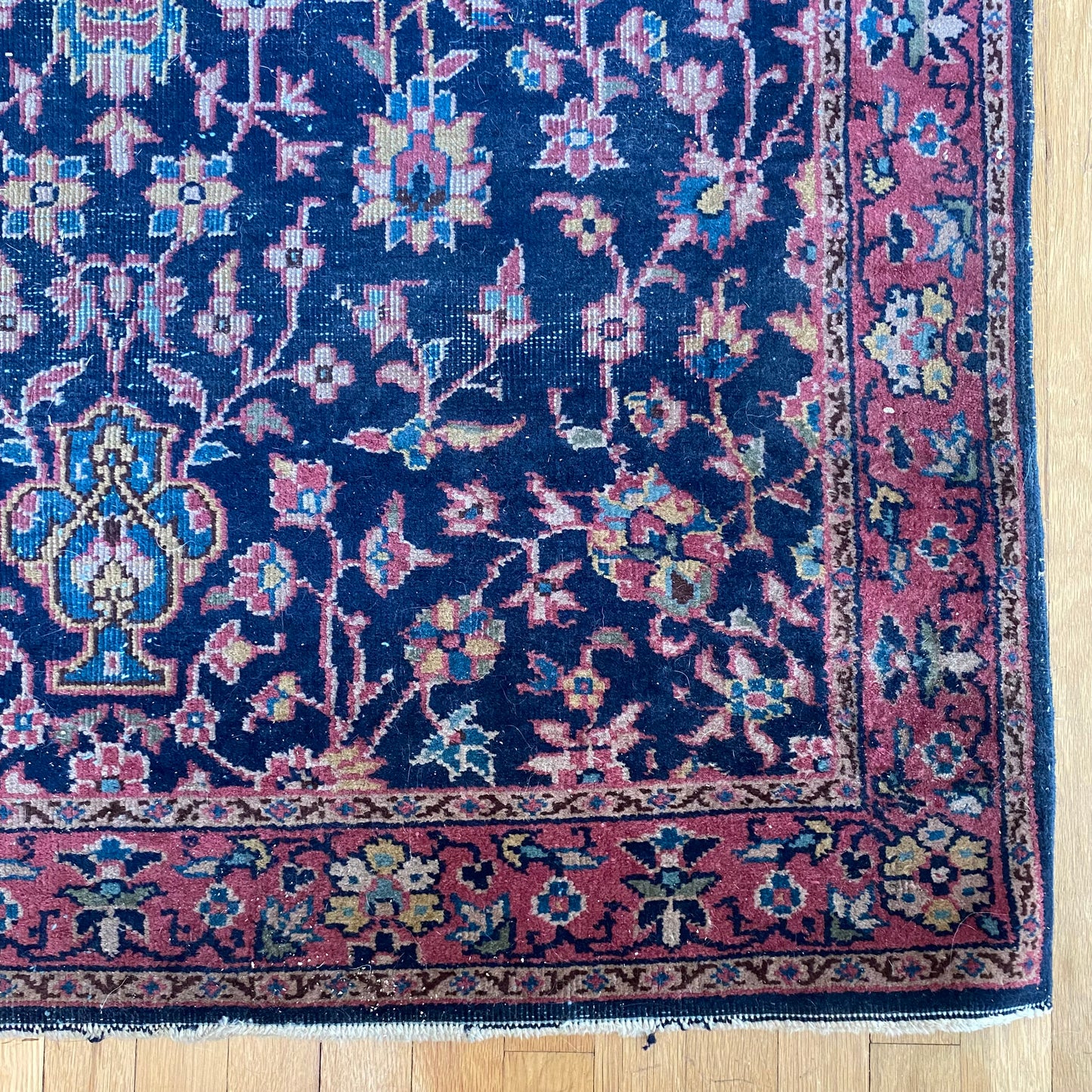 Vintage Rug, 4' x 6' 11 Blue