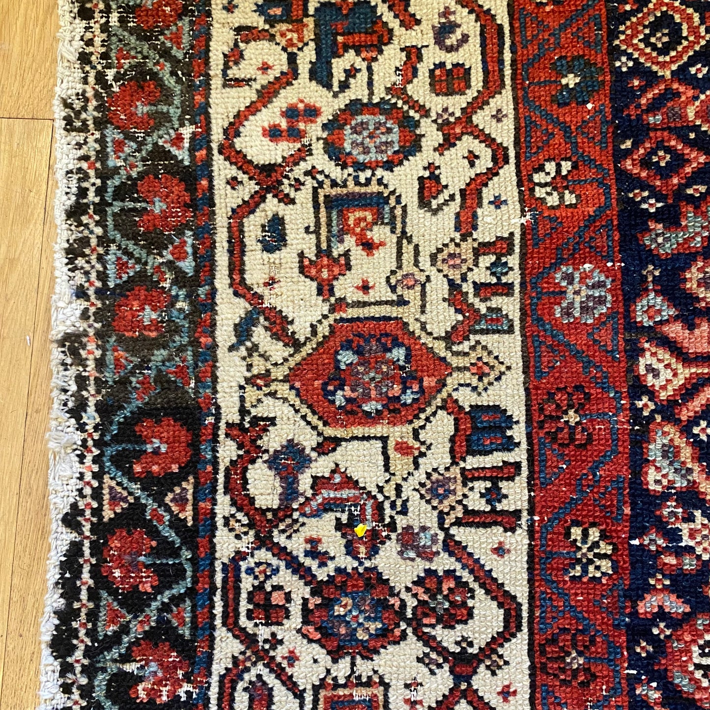 Vintage Rug, 3' 9 x 5' 8 Blue