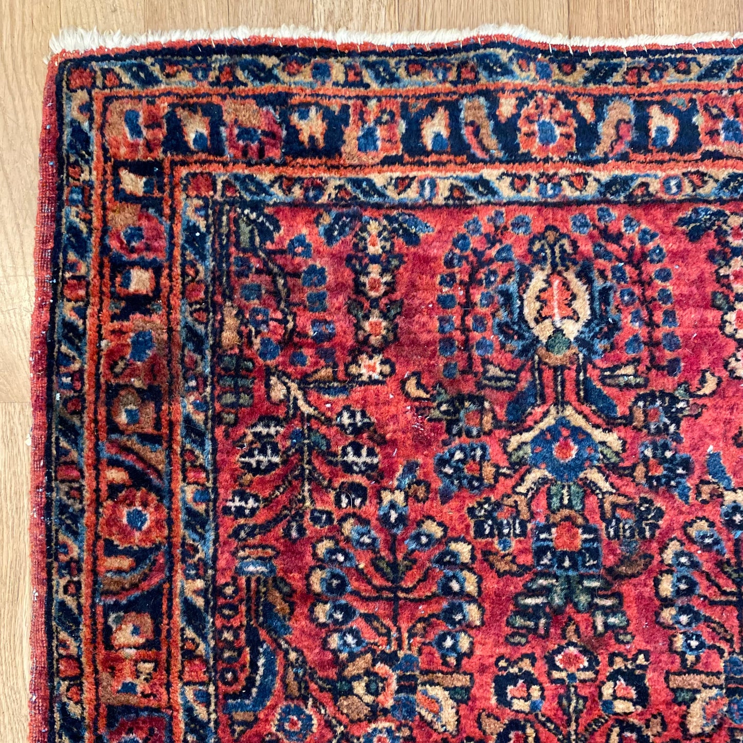 Vintage Rug, 2' 3 x 3' 11 Pink