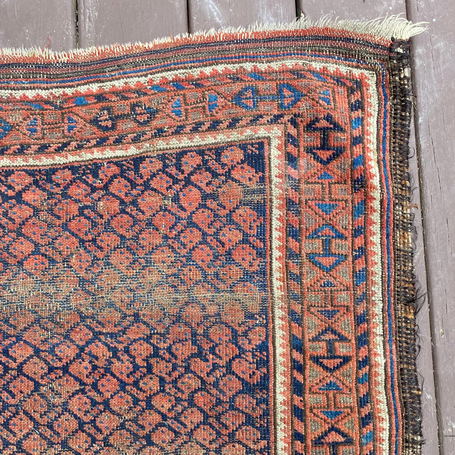 Vintage Rug, 2' 9 x 5' 5 Blue